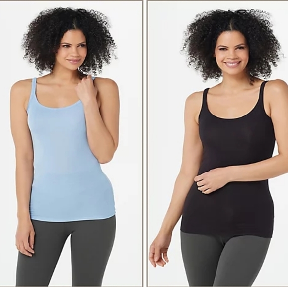 JOCKEY SET OF 2 CAMI BLUE /BLACK - Picture 1 of 1